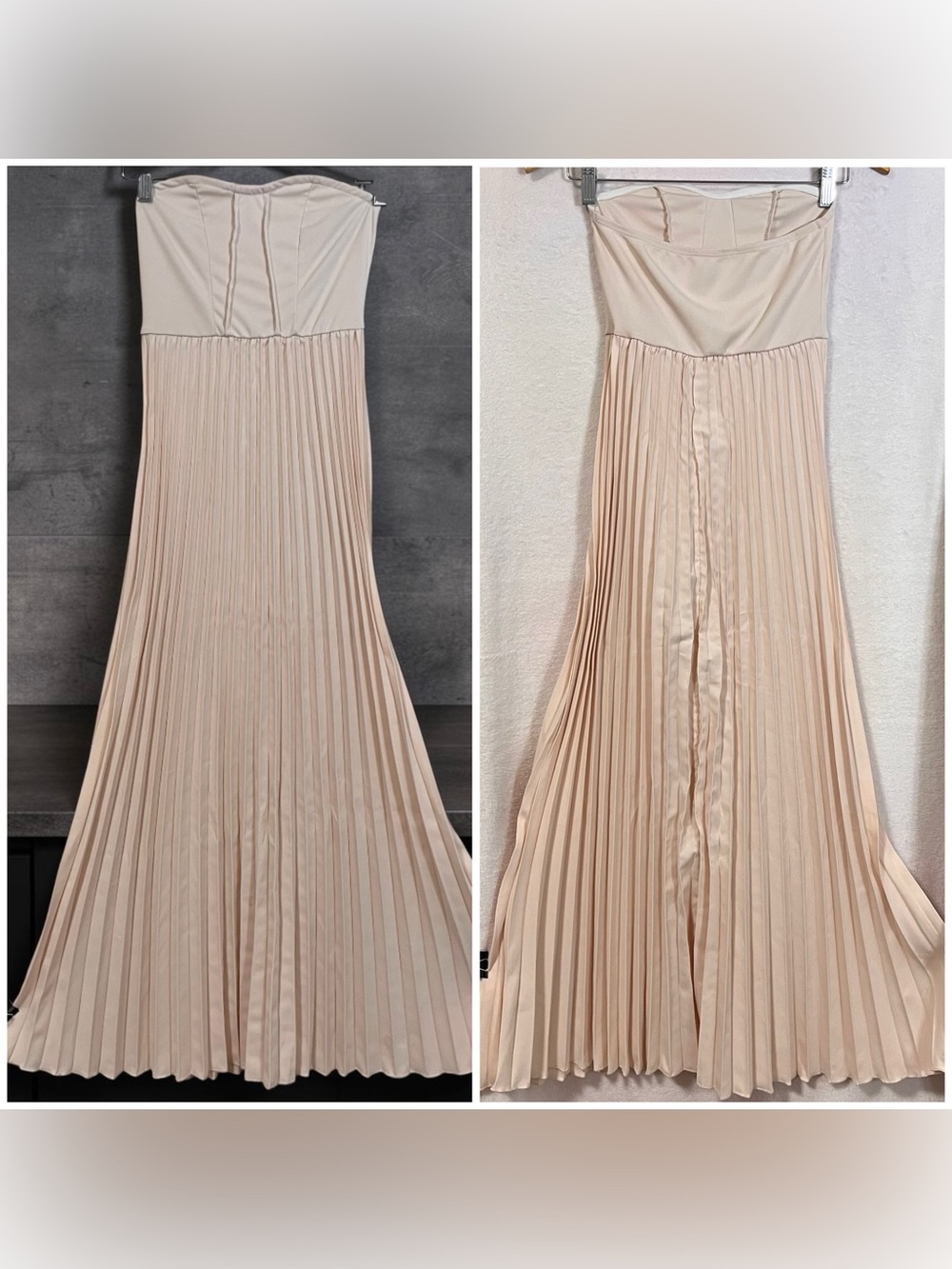 SHEIN Elegant Pleated Strapless Dress Size XS US Size 2 - Picture 6 of 11